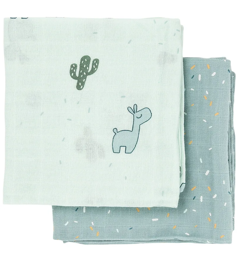 Hydrofiele Doek - 2-pack - Lalee - Blauw by Done by Deer – product photo