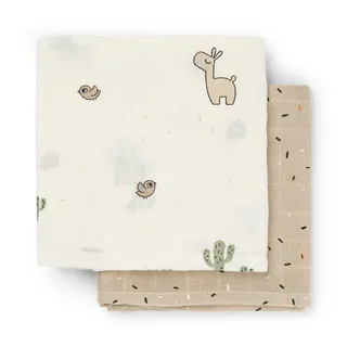 Hydrofiele Doek - 2-pack - Lalee - Zand van Done by Deer – productfoto 2 van 3