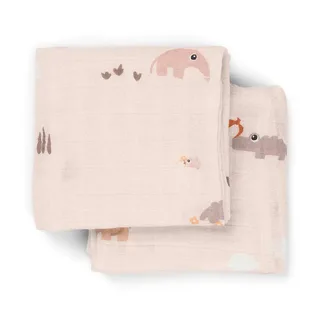 Hydrofiele Doek - Mousseline - 2-pack - 65x65 cm by Done by Deer – product photo 2 of 2
