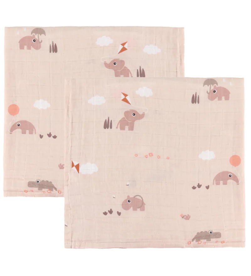 Hydrofiele Doek - Mousseline - 2-pack - 65x65 cm by Done by Deer – product photo
