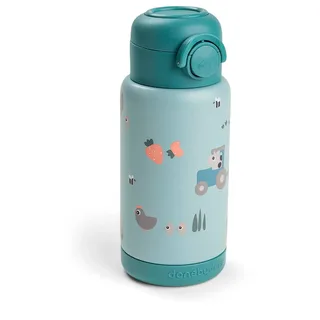 Insulated Tiny Farm Blue 340ml Stro-fles de Done by Deer – photo produit 1 sur 6