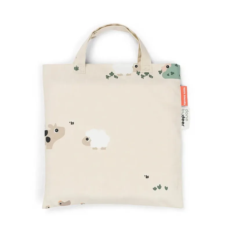 Int/dk Tiny Farm Baby Katoenen Lakens by Done by Deer – product photo 2 of 5