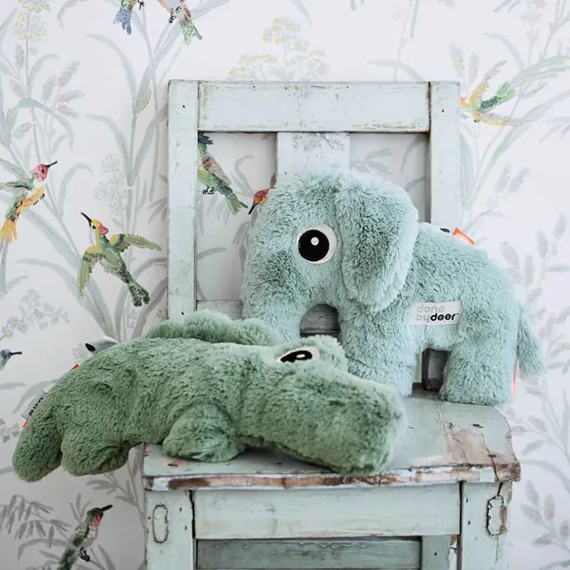 Knuffel - Elephee - 21 cm - Blauw fra Done by Deer – produktbillede