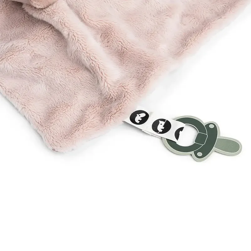 Knuffeldoekje - Tiny Farm - Pigee Powder von Done by Deer in Rosa – Produktfoto 4 von 5
