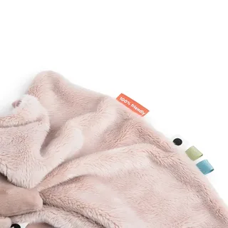Knuffeldoekje - Tiny Farm - Pigee Powder von Done by Deer in Rosa – Produktfoto 3 von 5