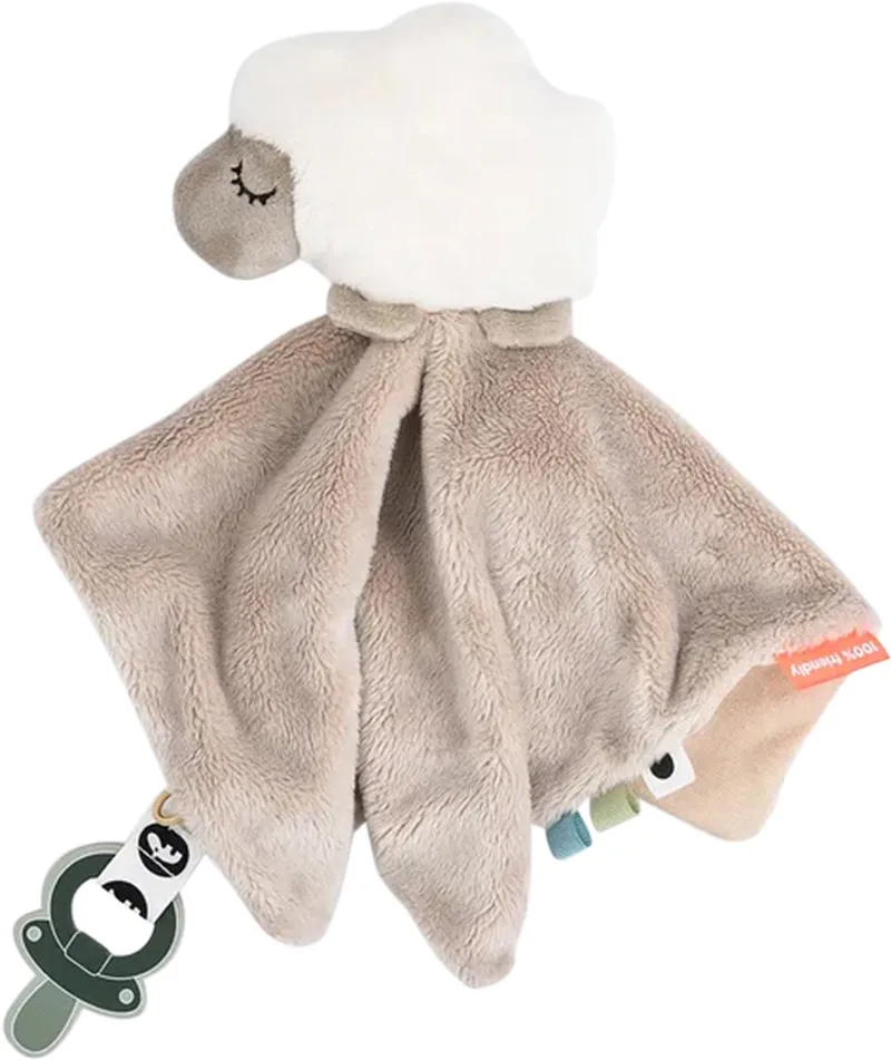 Knuffeldoekje - Tiny Farm - Sheepy Sand van Done by Deer in Beige – productfoto