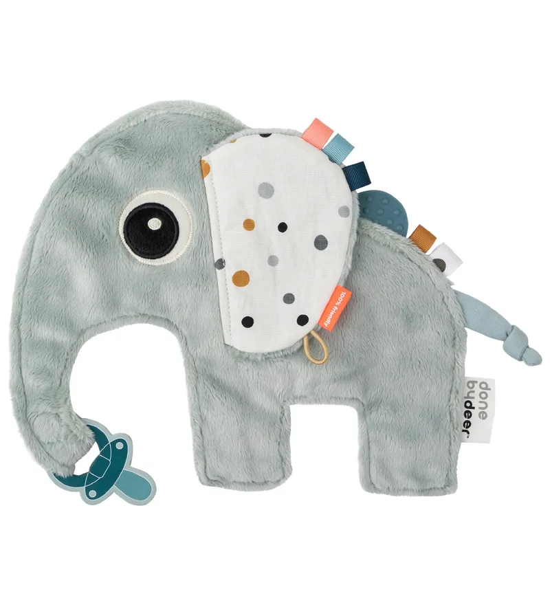 Knuffeldoekjes - 25x20 - Cozy Elphee - Blauw by Done by Deer – product photo