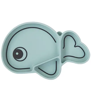Silikone Stick&stay Plate Wally fra Done by Deer – produktbillede 1 af 4