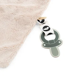 Lalee Knuffeldoekje Sand fra Done by Deer i Beige – produktbillede 4 af 4