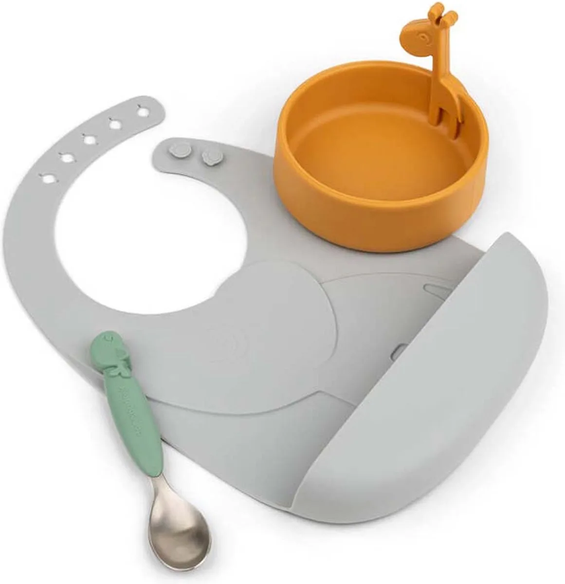 Peekaboo First Meal Set Deer Friends van Done by Deer in Colour Mix – productfoto
