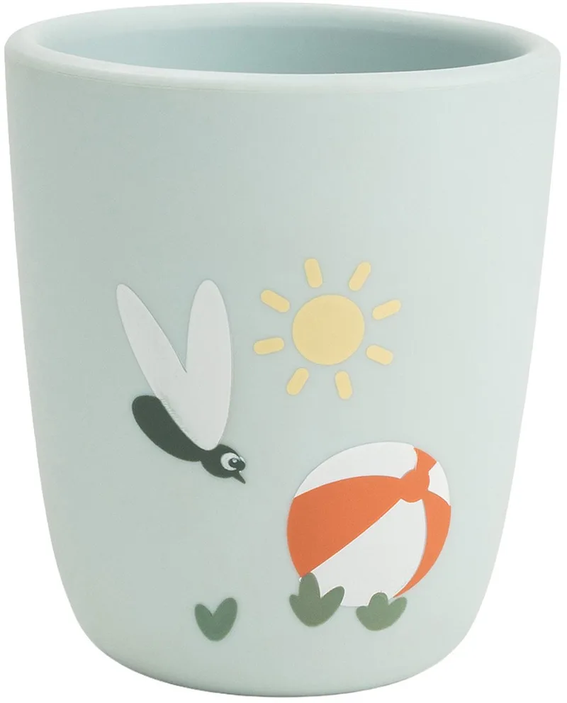 Playground Siliconen Mini Beker - Blue by Done by Deer in Blue – product photo
