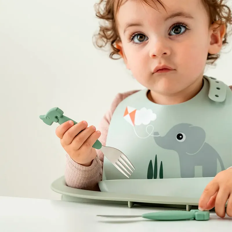 Playground Siliconen Slab - Green by Done by Deer in Green – product photo 3 of 5