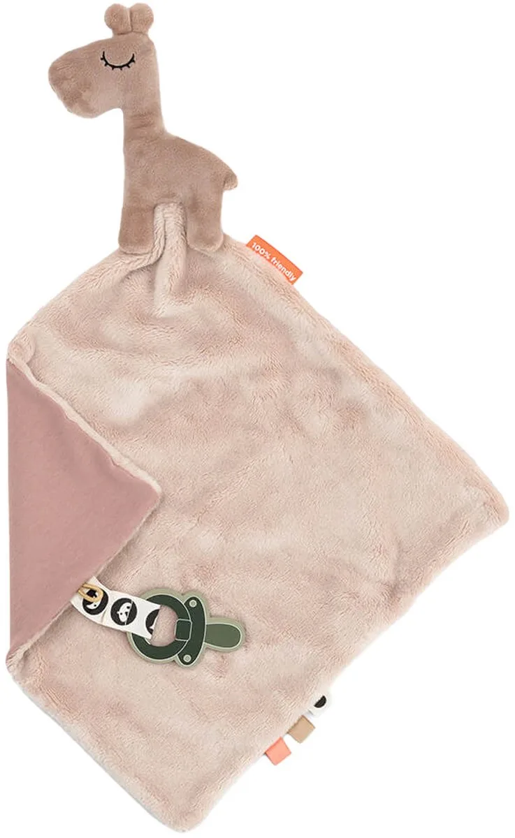 Raffi Knuffeldoekje - Powder by Done by Deer in Pink – product photo