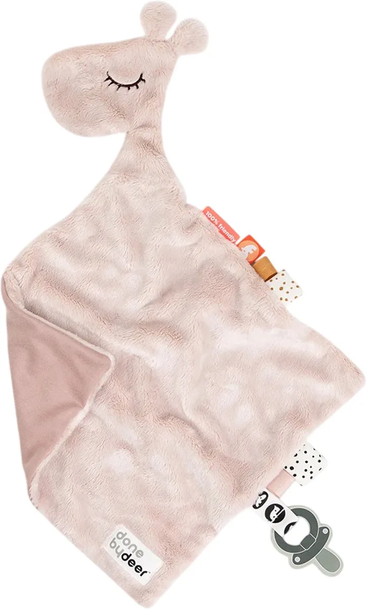 Raffi Knuffeldoekje Powder by Done by Deer in Roze licht – product photo
