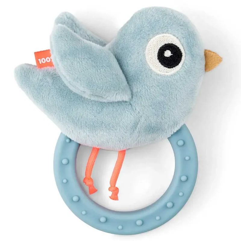 Sensorisk Skallra Med Bitring Birdee från Done by Deer – produktbild 2 av 4