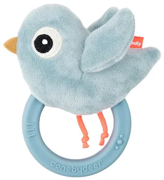 Sensorisk Skallra Med Bitring Birdee från Done by Deer – produktbild 1 av 4