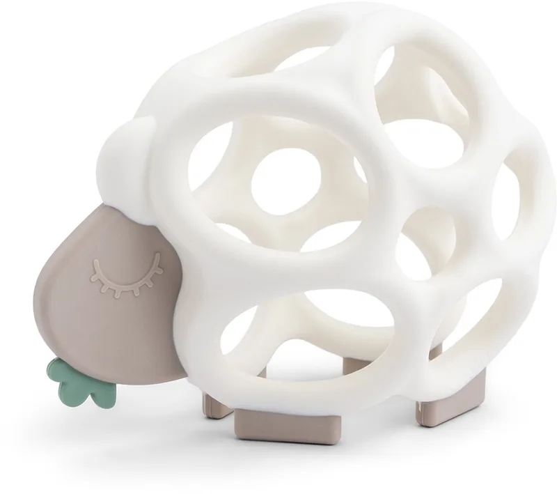 Sheepy Pak & Bijtspeeltje - Sand van Done by Deer in Beige, Bruin, Wit – productfoto