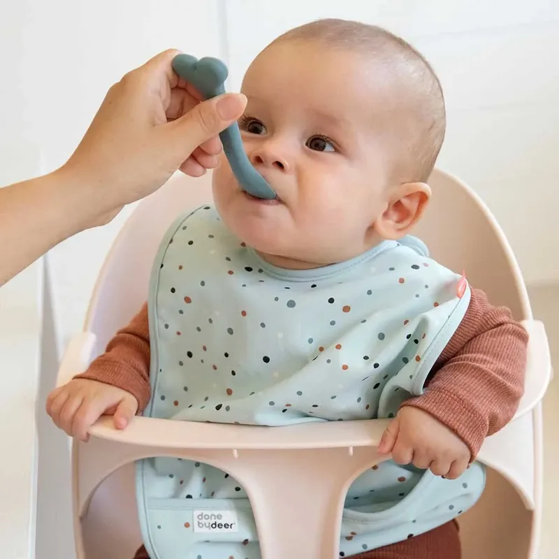 Silicone Baby Lepel 3-pack Wally van Done by Deer – productfoto 5 van 5