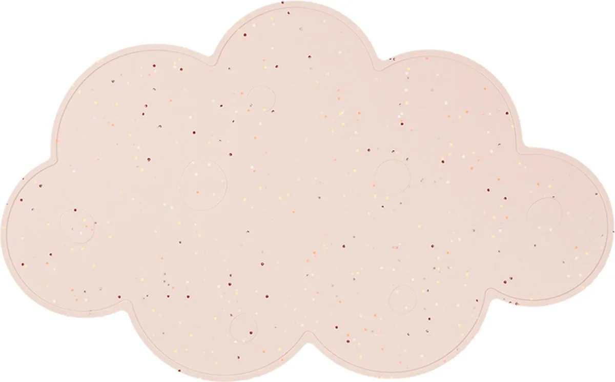 Dessous-de-plat Silicone Confetti de Done by Deer en Rose – photo produit