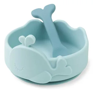 Silicone Stick&stay Wally Kom En Lepel Voor Baby´s van Done by Deer – productfoto 1 van 4