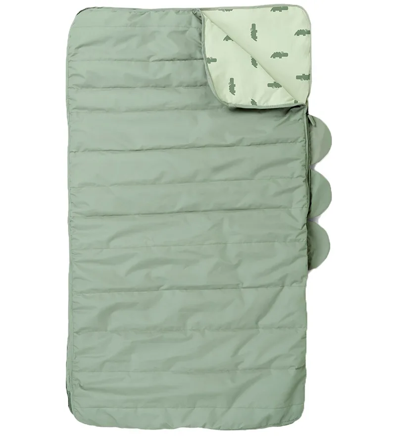 Slaapzak - Quilt - Sluimer terug - Croco Green van Done by Deer – productfoto