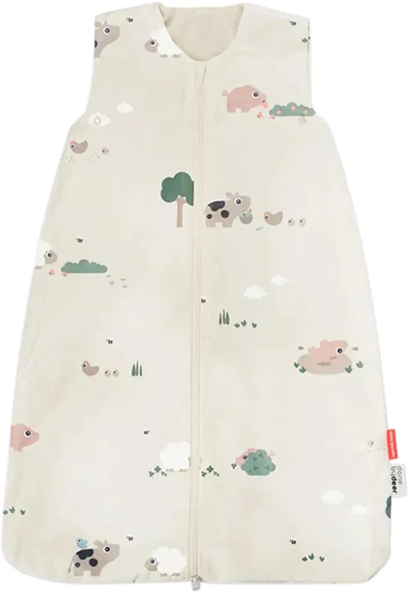 Slaapzak - Tiny Farm - TOG 1.0 - 90 cm - Sand de Done by Deer en Beige – photo produit