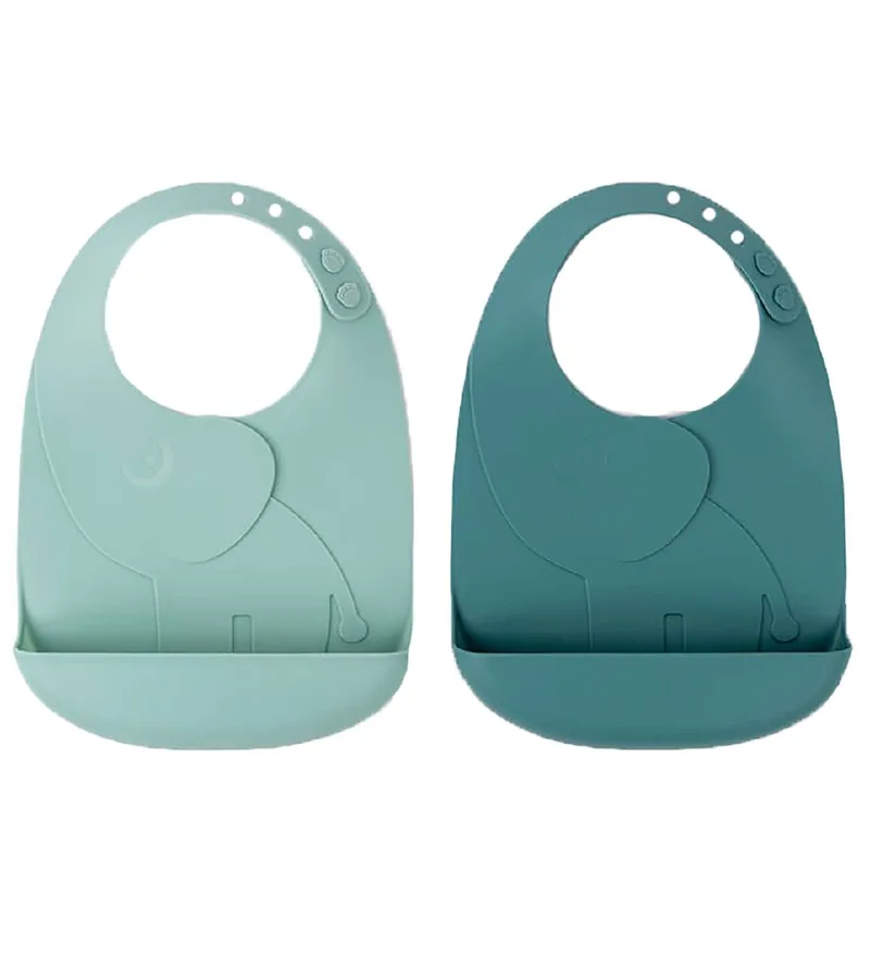 Slab met voedselopvanger - 2-pack - Silicone - Elph by Done by Deer – product photo