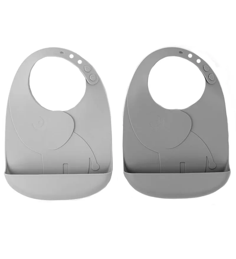 Slab met voedselopvanger - 2-pack - Silicone - Elph de Done by Deer – photo produit