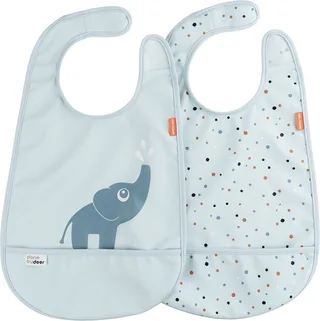 slabbetje set van 2 - Elphee Blue by Done by Deer in Blue – product photo 1 of 4