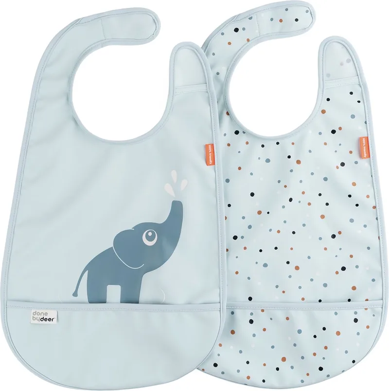 slabbetje set van 2 - Elphee Blue by Done by Deer in Blue – product photo