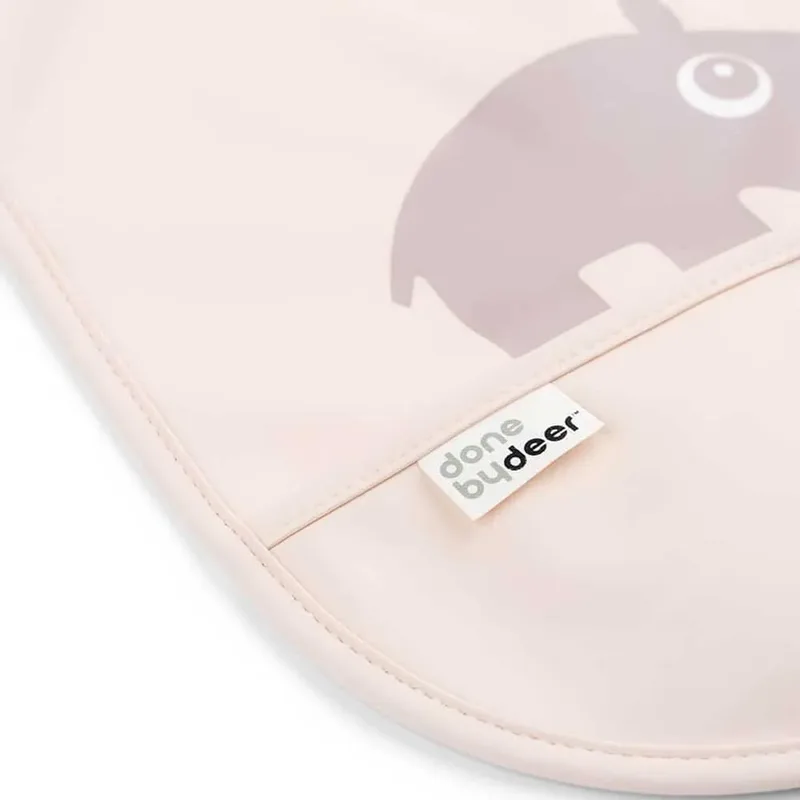 slabbetje set van 2 - Ozzo powder von Done by Deer in Rosa – Produktfoto 2 von 4