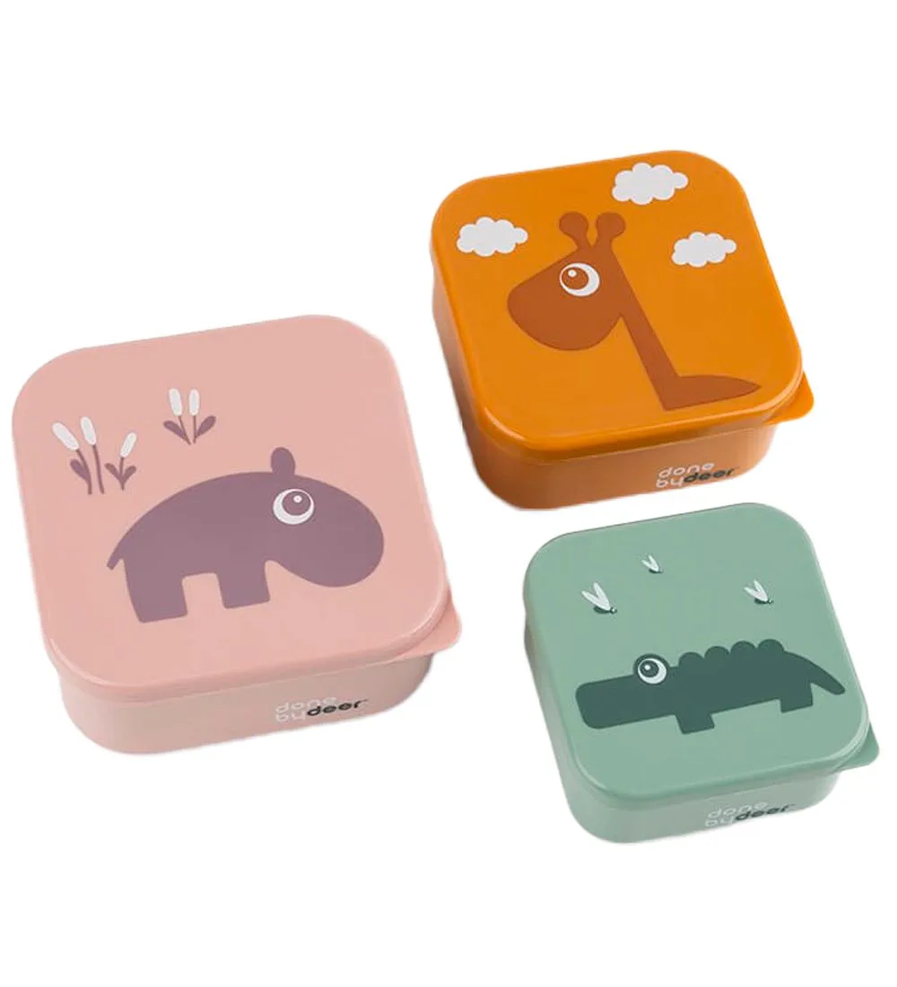 Snackbox - 3-pack - Deer Friends - Powder Mix van Done by Deer – productfoto