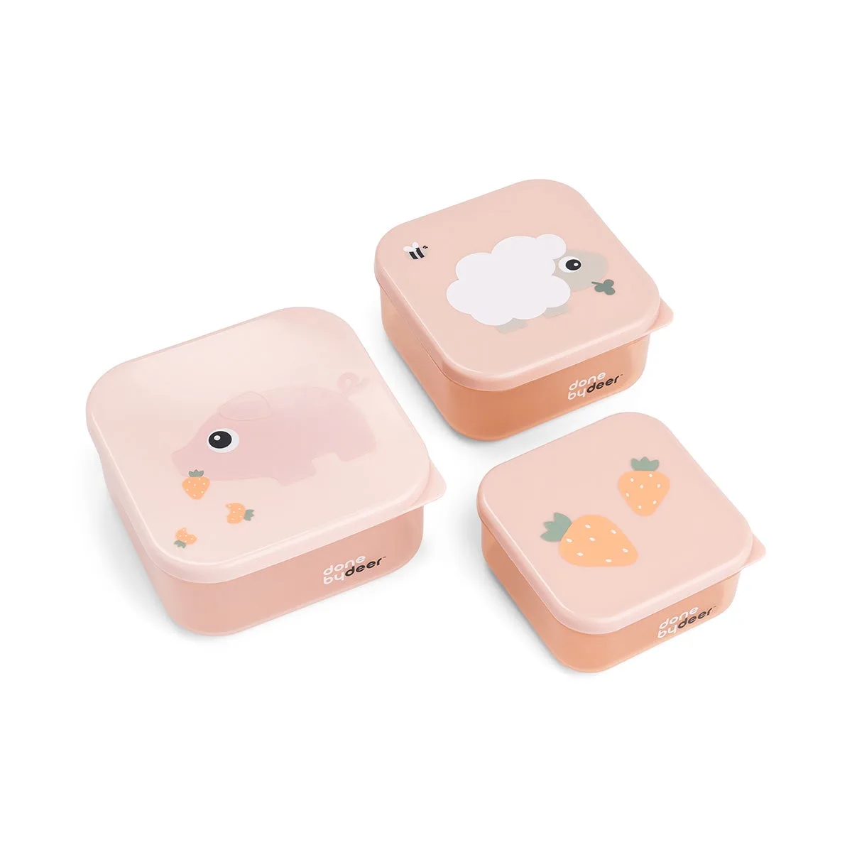 Boîte à Lunch Snack Tiny Farm 3 Unités de Done by Deer – photo produit