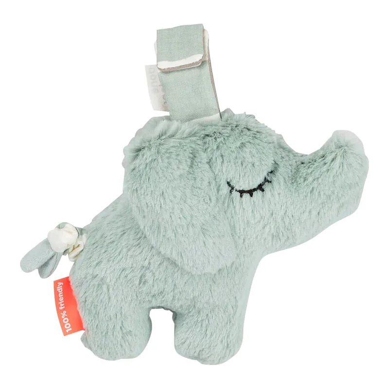 Muziekdoosje olifant Elphee 21cm van Done by Deer in Blauw, 21 × 18 mm – productfoto