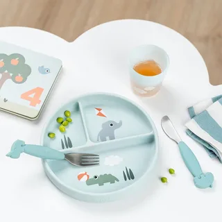 Stick&stay Compartment Playground Tallerken fra Done by Deer – produktbillede 3 af 3