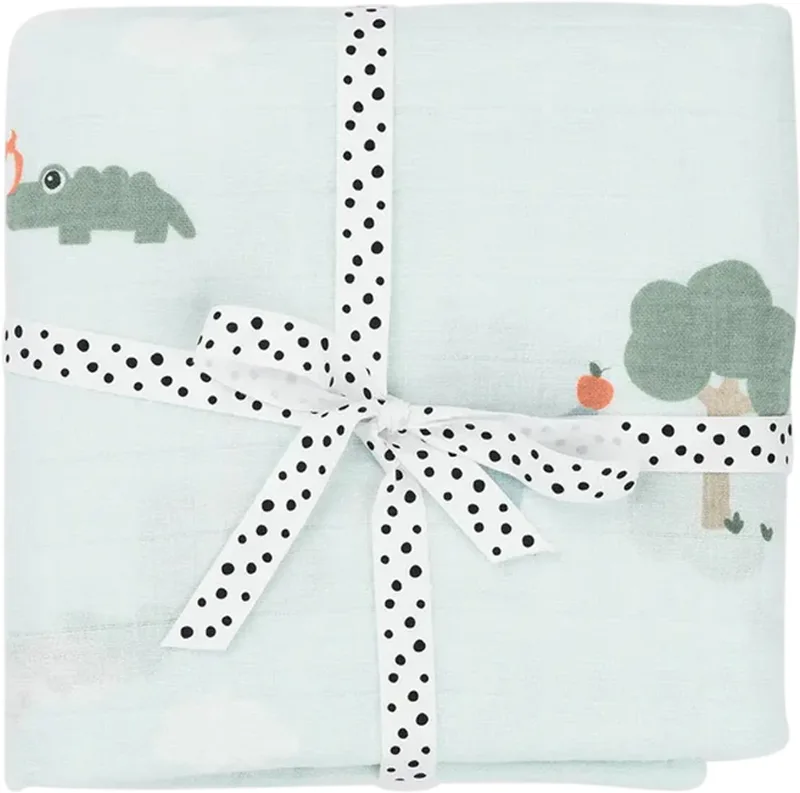 Swaddle - Playground - Blue by Done by Deer in Blue – product photo