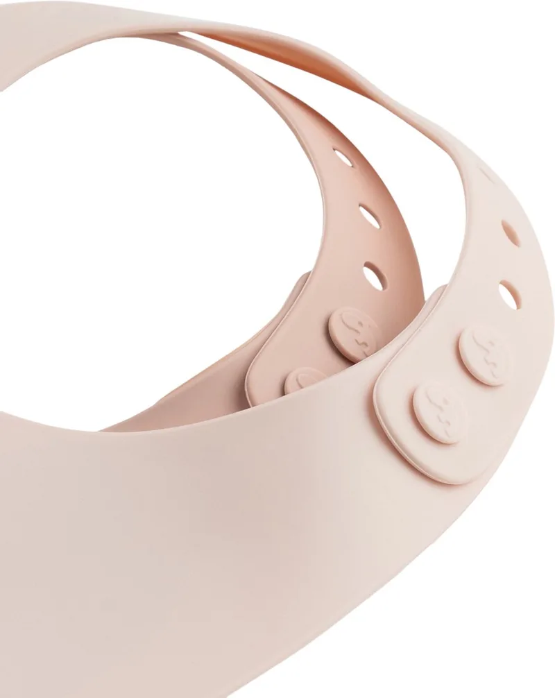 Tiny Farm Siliconen Slabbetje - 2 Stuks - Powder by Done by Deer in Pink – product photo