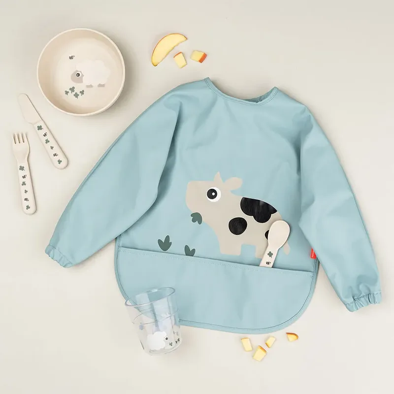 Tiny Farm Slab Met Mouw - Blue by Done by Deer in Blue – product photo 4 of 4