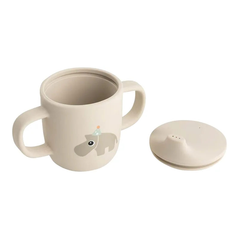 Tasse Avec Bec Verseur Et 2 Anses Silicone Celebration de Done by Deer en Naturel, 12 × 6,5 × 9 mm – photo produit