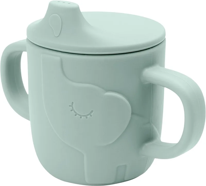 Tuitbeker - Siliconen - Peekaboo Elphee van Done by Deer in Blauw – productfoto