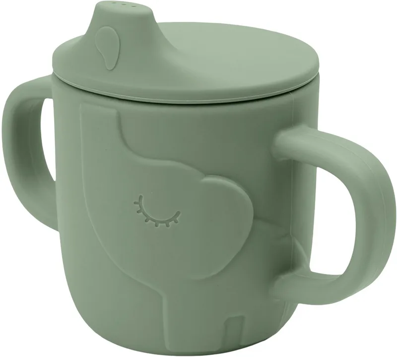 Tuitbeker - Siliconen - Peekaboo Elphee by Done by Deer in Green – product photo