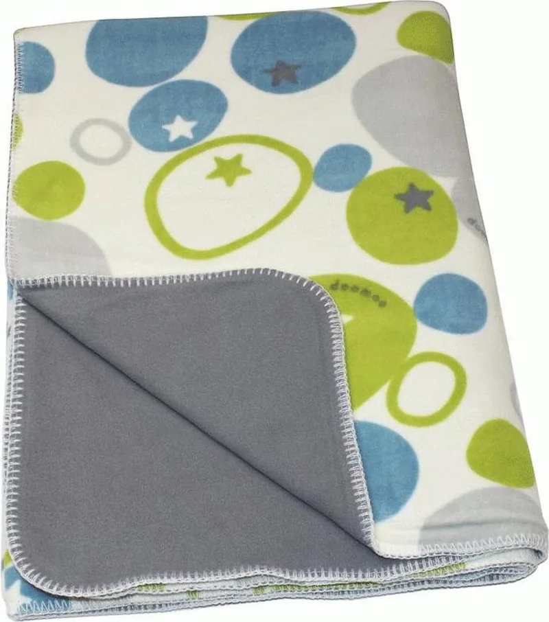 deken bed doomoo fleece 100x150 , grijst by Doomoo in Grijst, En tekening – product photo