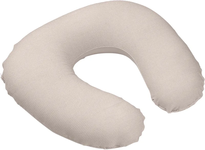 Softy - Klein Voedingskussen - Biologisch Katoen - 150cm - Corduroy Sand van Doomoo in Corduroy Zand – productfoto