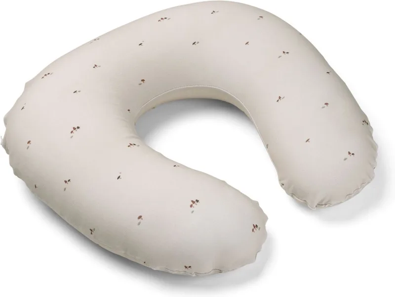 Softy - Klein Voedingskussen - Biologisch Katoen - 150cm van Doomoo in Mushrooms – productfoto