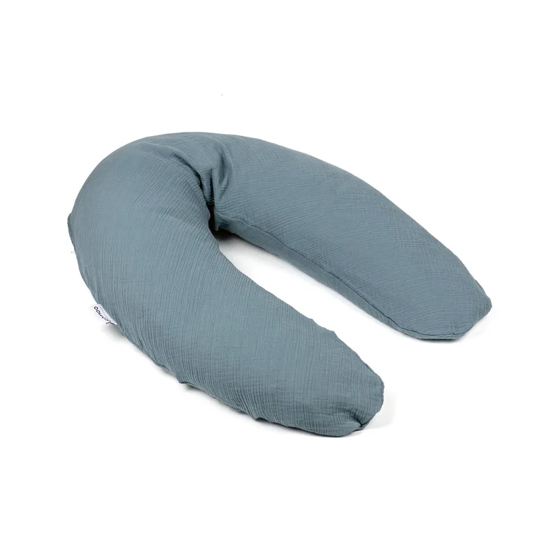 Voedingskussen / zwangerschapskussen Doomoo Comfy Big Tetra Blue van Doomoo – productfoto