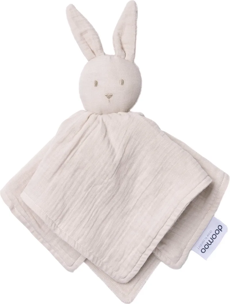 You& Me - Knuffeldoekje - Geruststellende knuffel om het losmakingsproces te vergemakkelijken by Doomoo in Almond – product photo