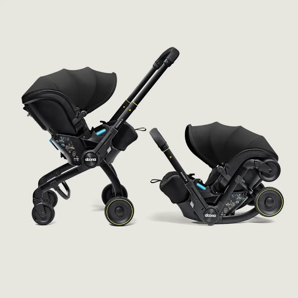 X Autostoel & Kinderwagen incl. regenhoes de Doona – photo produit