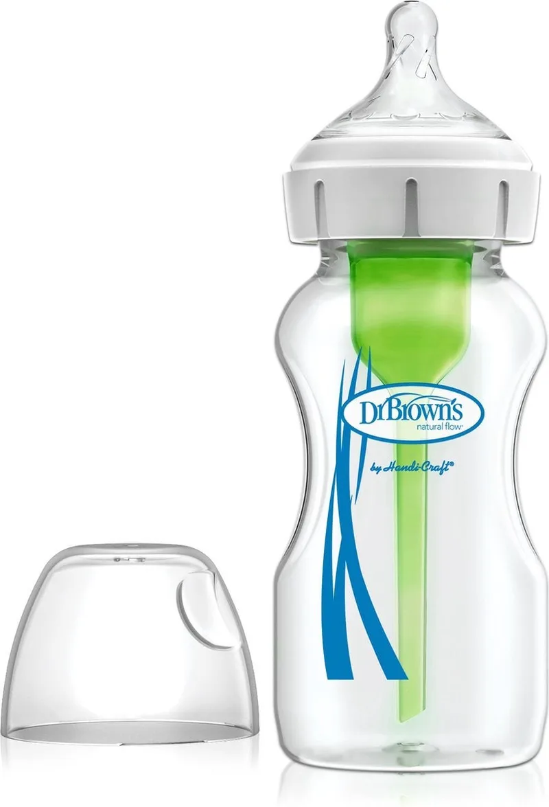 Fles Dr. Brown's Options+ Breed Glas 270ml fra Dr. Brown's – produktbillede 1 af 2