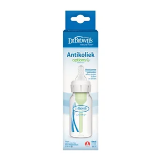 Options+ Anti-Colic Babyfles - Smalle halsfles - 120ml von Dr. Brown's in Transparent – Produktfoto 2 von 3