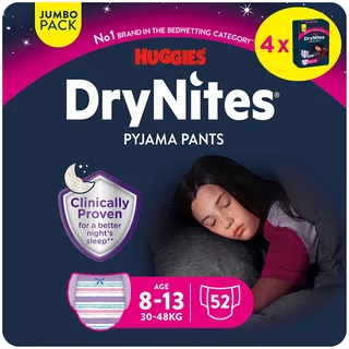 Luiers Absorberende Onderbroek Meisje 13 Eenheden fra DryNites – produktbillede 1 af 6